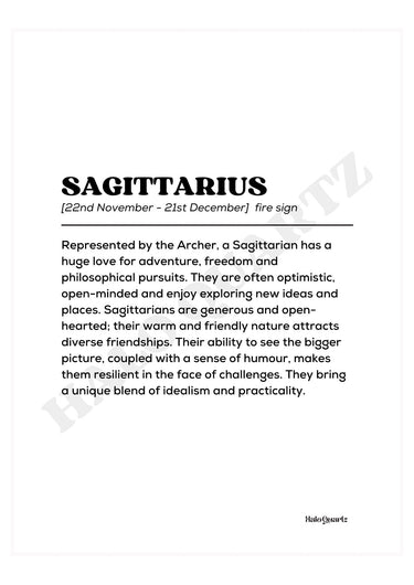 Sagittarius Halo Quartz